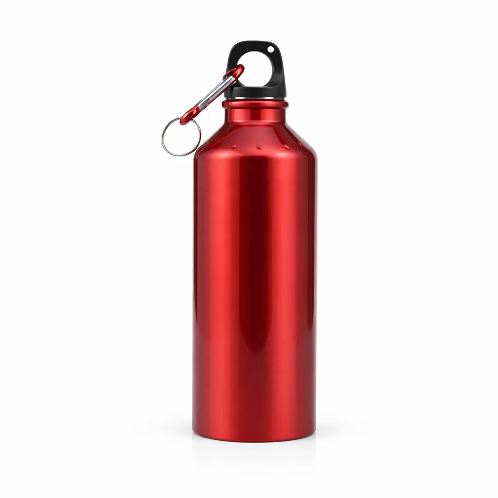 Reusable Aluminum Water Bottle for Fitness - studio view